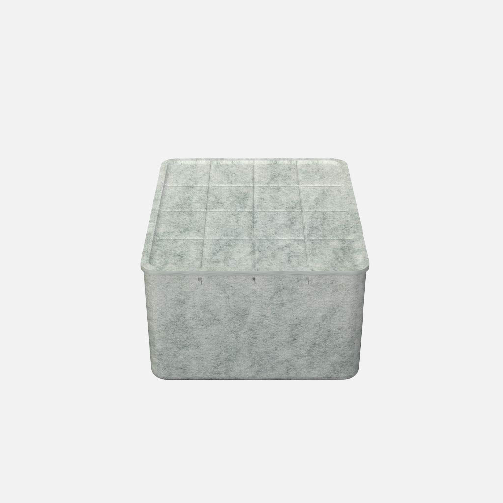USM Inos Box mit Deckel, 500 hoch