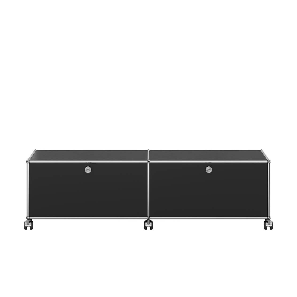 USM Haller TV / Hi-Fi Möbel mit zwei Klapptüren