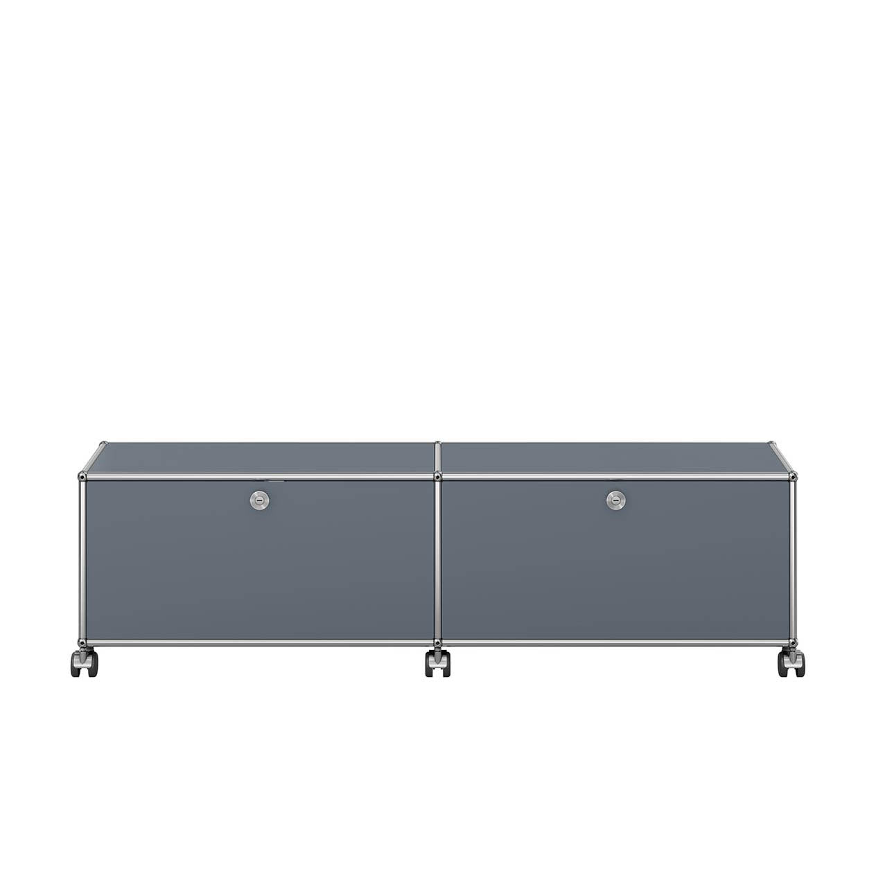 USM Haller TV / Hi-Fi Möbel mit zwei Klapptüren